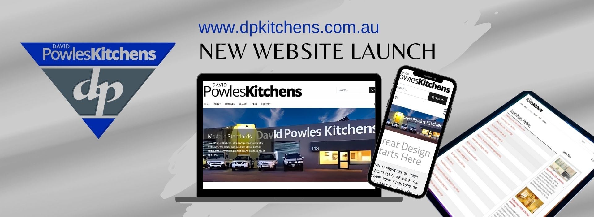 David Powles Kitchens Website Launched David Powles Website Launch